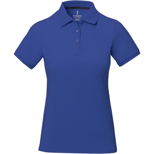 Polo manches courtes femme Calgary - Bleu / S