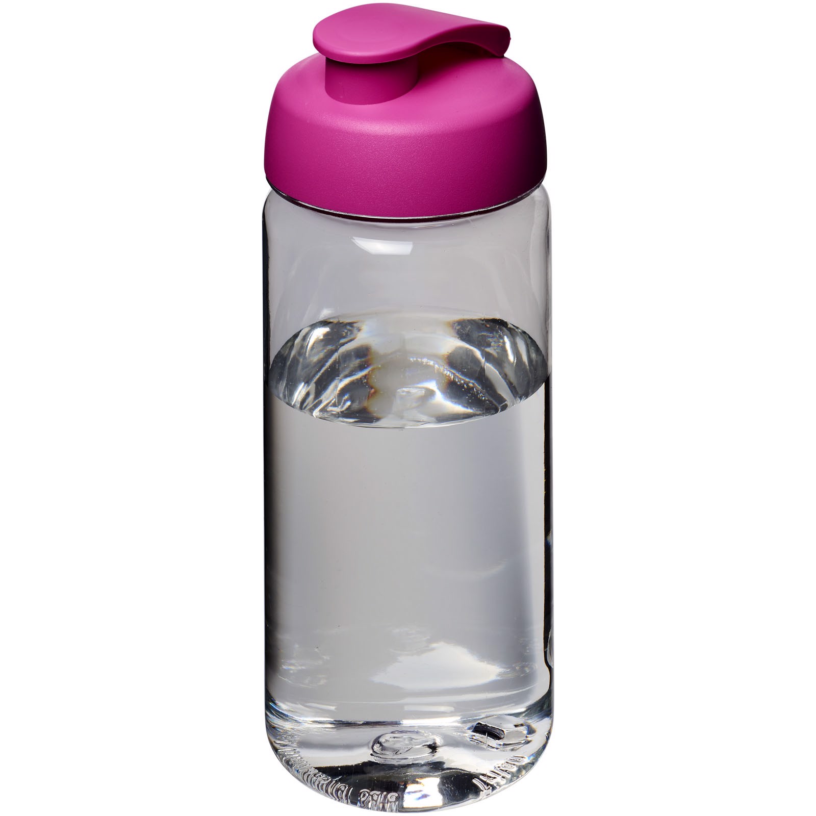 Sportovní láhev s vyklápěcím víčkem Octave Tritan™ 600 ml - Průhledná / Růžová