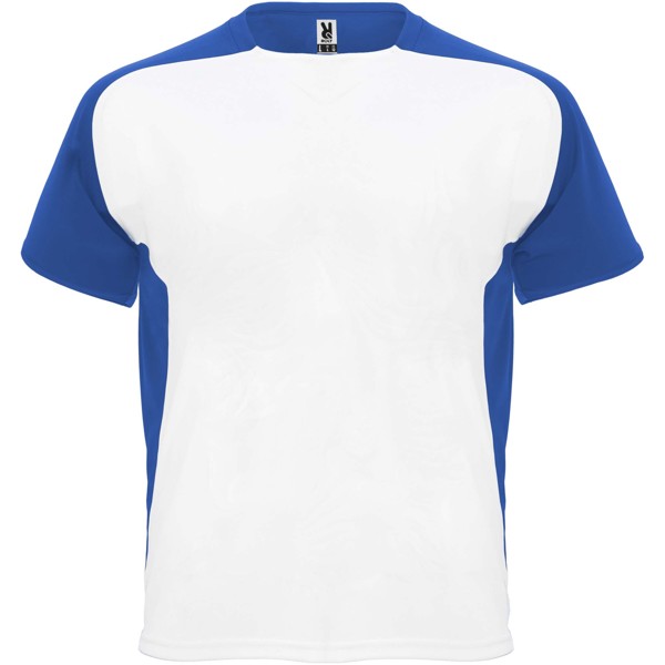 T-shirt a maniche corte unisex Bugatti - Bianco / Blu royal / 2XL