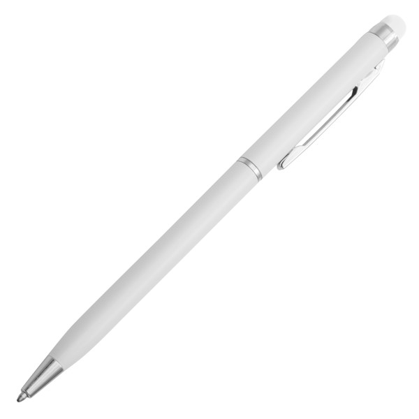 Długopis aluminiowy Touch Tip - Biały