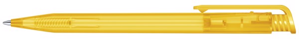 Senator® Super Hit Frosted, Push Ball Pen - Yellow Similar PMS 7408
