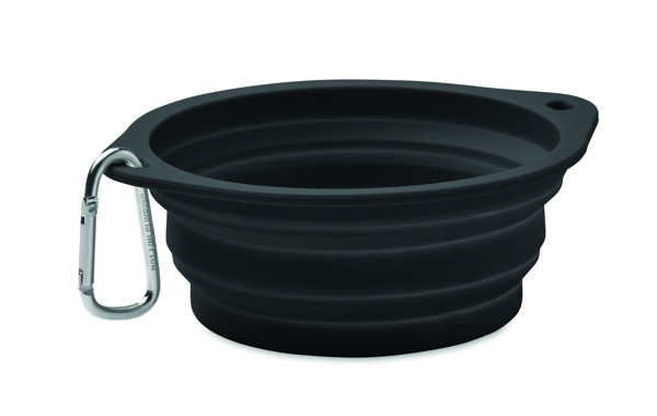 Kokkupandav lemmikloomakauss 350 ml - Must