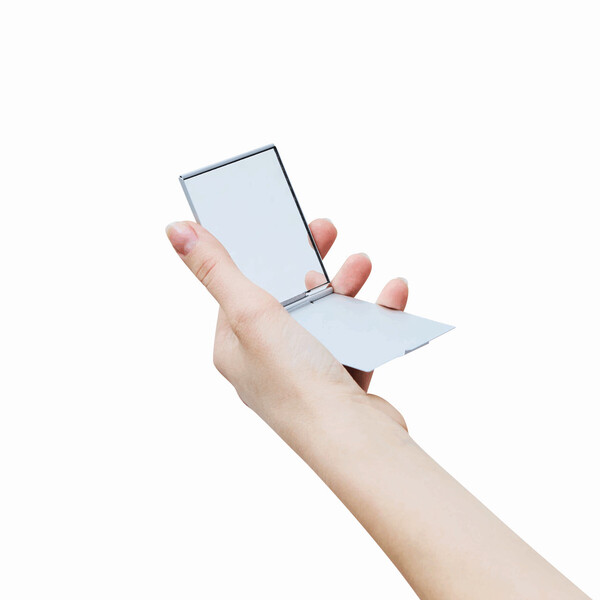 Hliníkové vreckové zrkadlo Donna