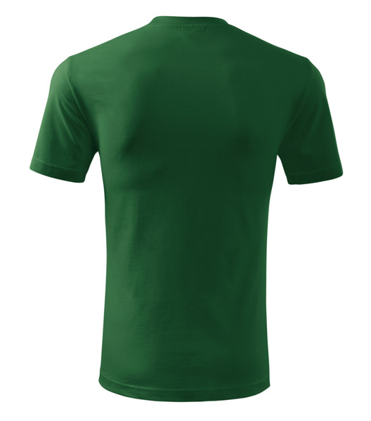 Tričko Pánske Malfini® Classic New - Fľaškovozelená / 3XL