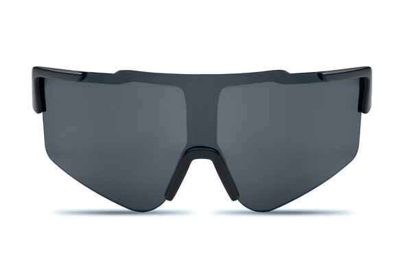 Lustrzane sportowe okulary prze Shine - Czarny