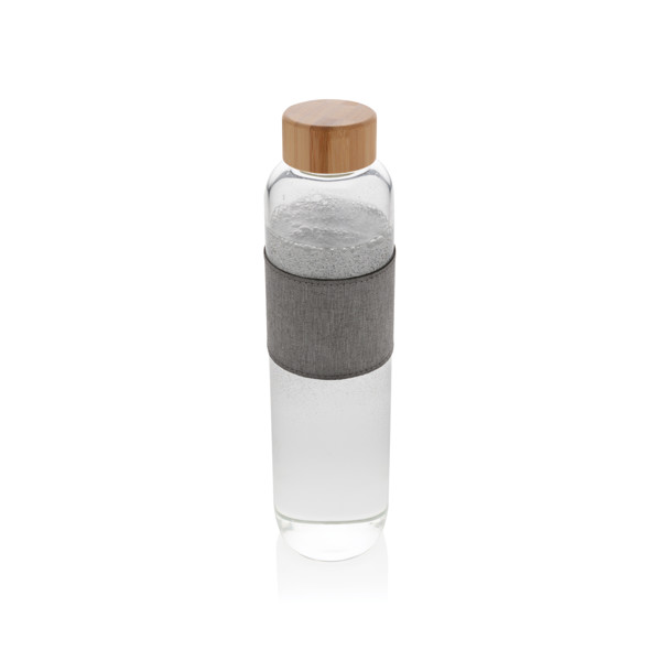 Xd Collection glass bottle,750ml bamboo lid