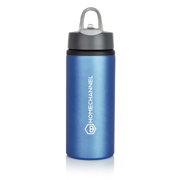 Aluminium sport bottle - Blue / Anthracite