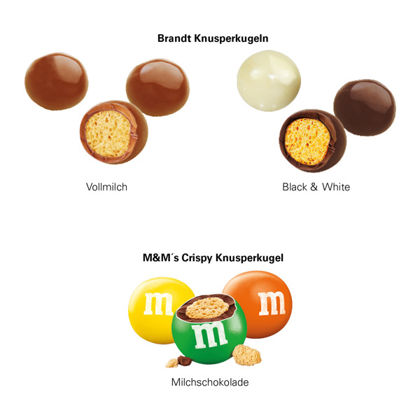 XS Adventskalender, Graspapier, Brandt Knusperkugeln Black & White