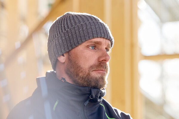 9087 Reflective Hat STONE GREY ONE SIZE