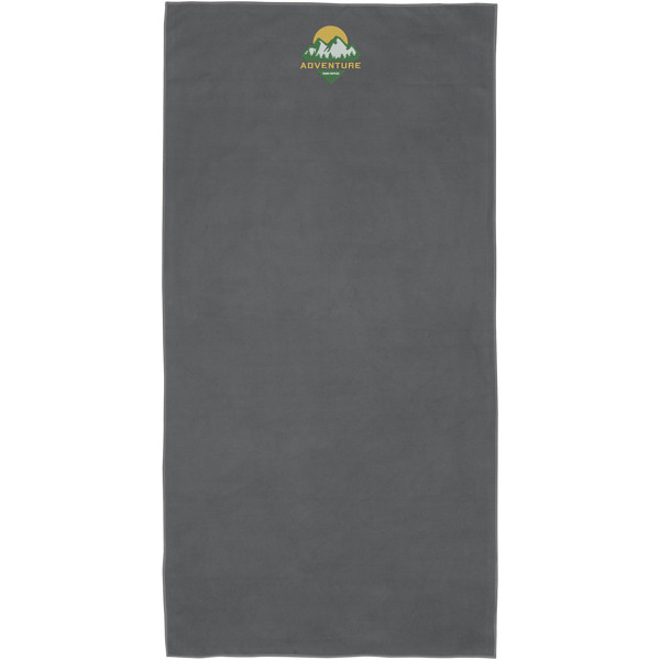 Pieter GRS ultra lightweight and quick dry towel 50x100 cm - Grey