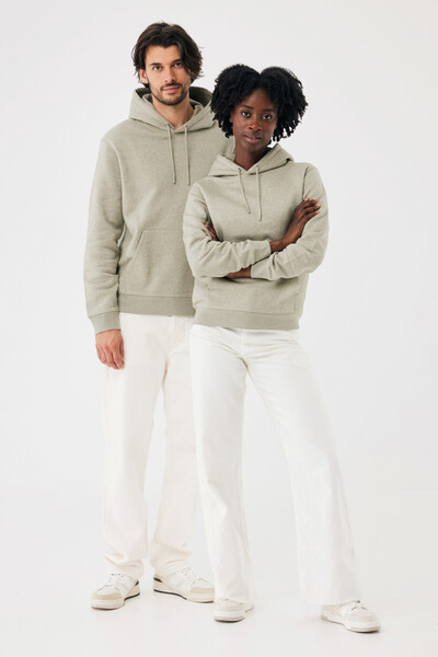 IQONIQ Joshua recycled cotton hoodie - Light Heather Green / XXS