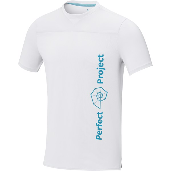 Borax Cool Fit T-Shirt aus recyceltem  GRS Material für Herren - weiss / M