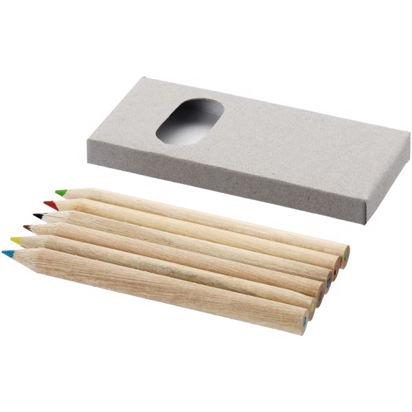 Set de 6 lápices de colores "Ayola"