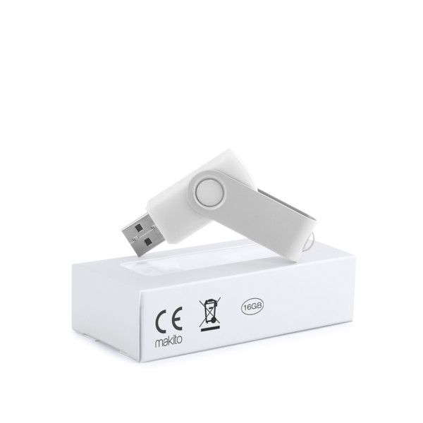 Memoria USB Survet 16Gb - Blanco