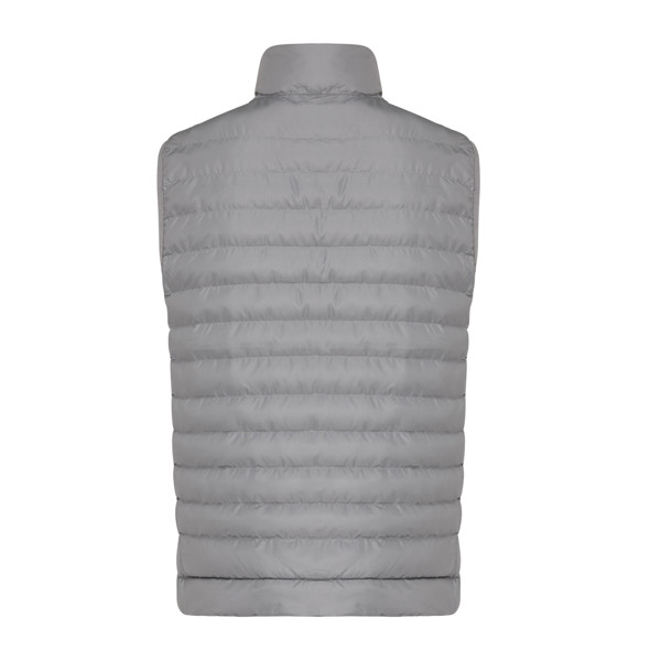 Iqoniq Meru men recycled polyester bodywarmer - Silver Grey / XXXL