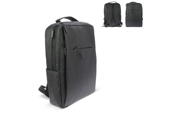 Laptop bag with charging port 20L - Black