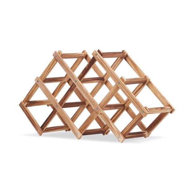 Foldable wooden wine rack Enteulat
