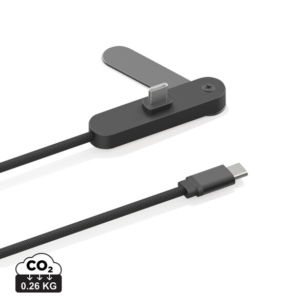 Aluvia RCS 65W PD-kabel met verstelbare telefoonstandaard