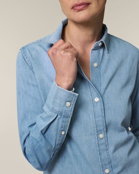 Stella Denim Shirt - Light Wash / XL