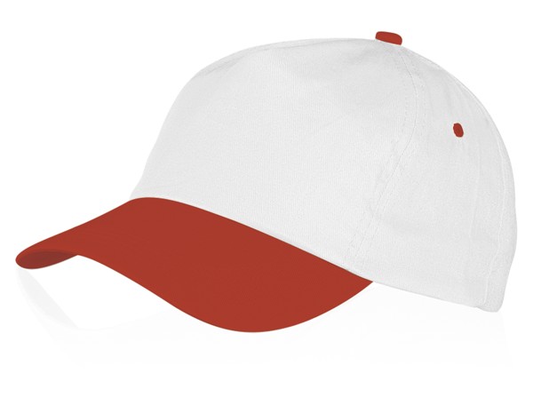 Gorra Sport - Blanco / Rojo