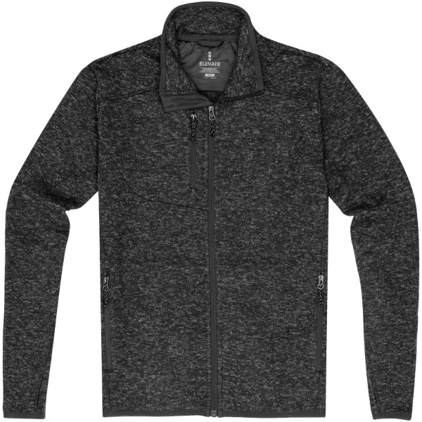 Tremblant men's knit jacket - Heather smoke / S