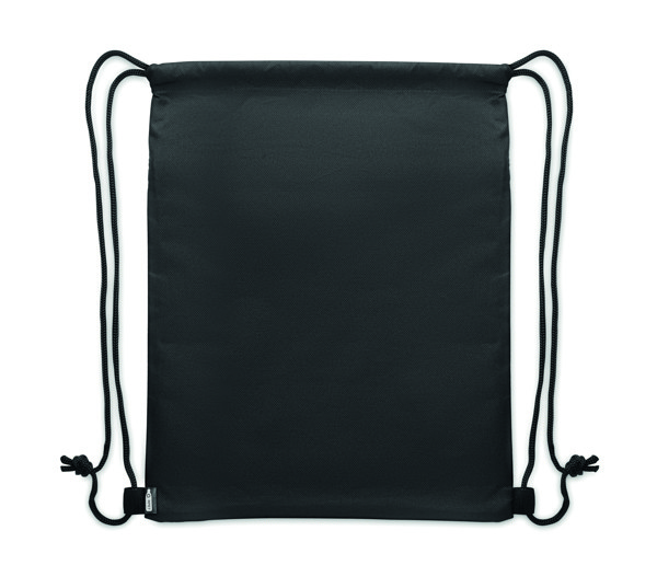 Drawstring bag in 600D RPET Bangkok Bag - Black