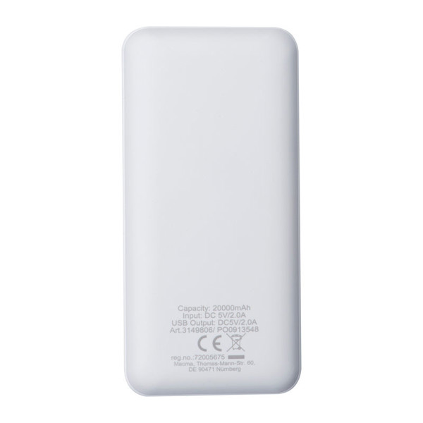 Power Bank Cracow 20,000 mAh