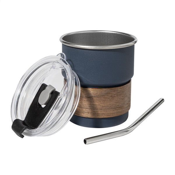 Mug Thermos De Voyage Rss Waffee - Bleu Foncé