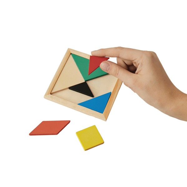 Holz-Puzzle Tangram Base