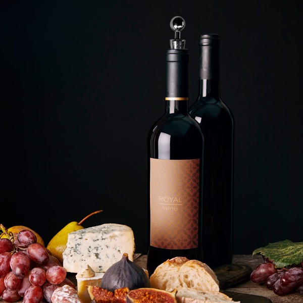 Conjunto para vinho em zinco - BARREL