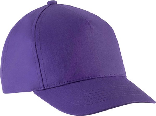 Παιδικό βαμβακερό καπέλο - 5 πάνελ - Purple