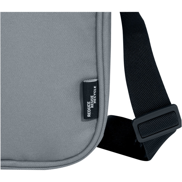Sac bandoulière Byron de 2 L recyclé certifié GRS - Gris