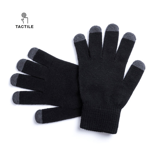 Gant Tactile Tellar - Gris / Noir