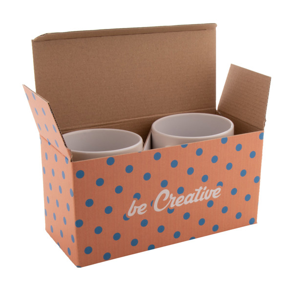 Custom Double Mug Box CreaBox Mug Double