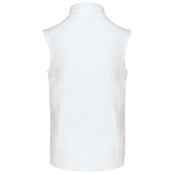 Men's Softshell Bodywarmer - White / 2XL
