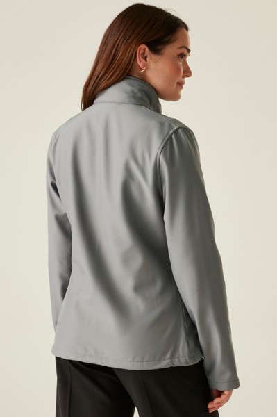 Ablaze Women's Printable Softshell - White / Light Steel / M