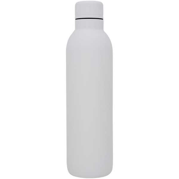 Bouteille de sport de 510ml avec isolation par le vide et couche de cuivre Thor - Blanc