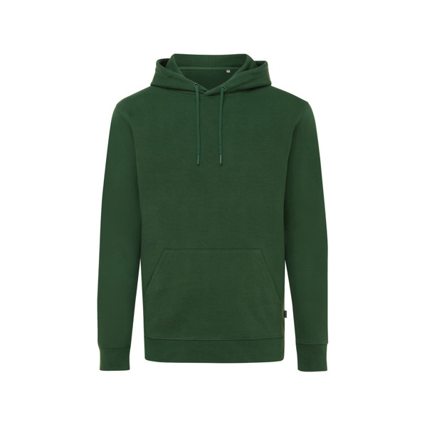 Sweat à capuche en coton recyclé Iqoniq Jasper - Forest Green / S