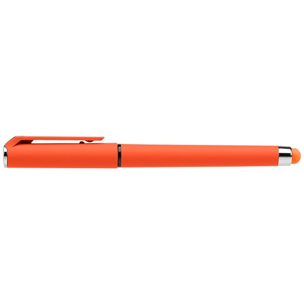 Stylo Islander Softy Brights Gel avec Stylet - Orange / Sérigraphie