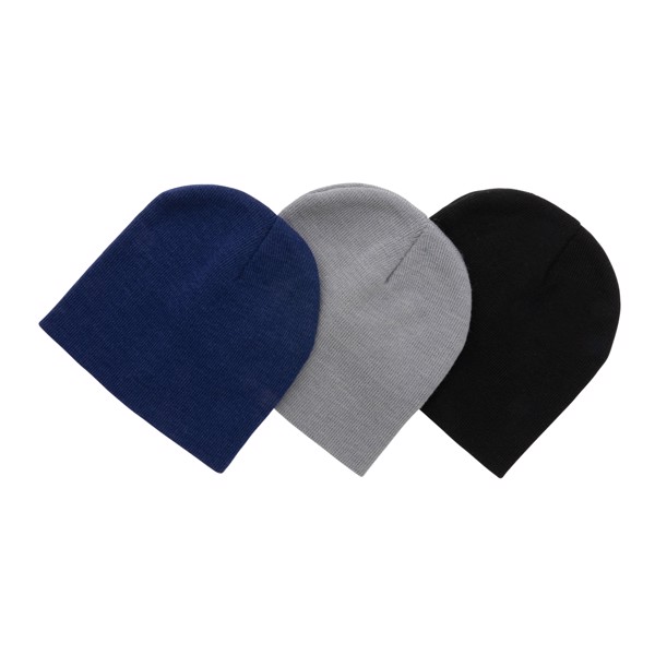 Klasická beanie čepice Impact z Polylana® AWARE™ - Námořní Modř