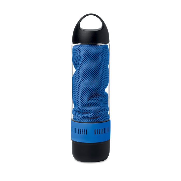 Butelka z głośnikiem Cool - niebieski