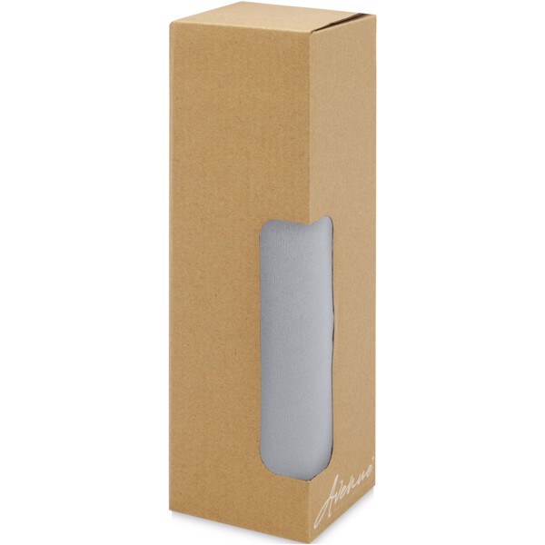 Garrafa de vidro de 660 ml com manga de neoprene "Thor" - Cinzento
