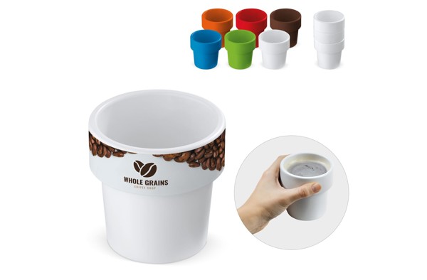 Coffee cup Hot-but-cool 240ml - White