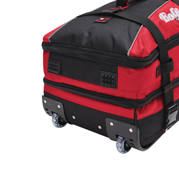 Trolley travel bag BoGi S BOGI S - black / red