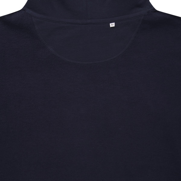 Sweat à capuche en coton recyclé Iqoniq Yoho - Bleu Marine / XXXL