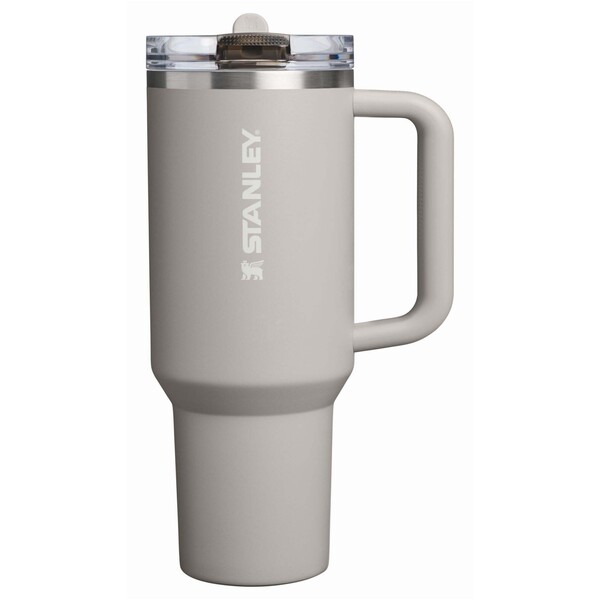 Copo com palhinha Stanley Quencher® ProTour 1180 ml em aço inoxidável reciclado - Cinzento