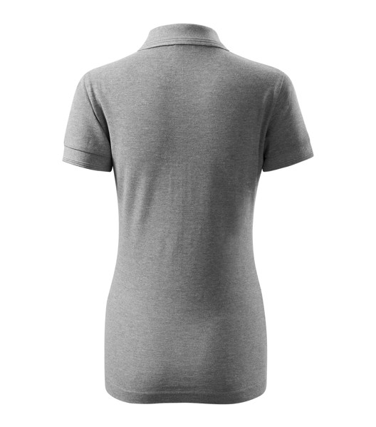Polokošile Dámská Malfini® Pique Polo - Tmavě Šedý Melír / XL