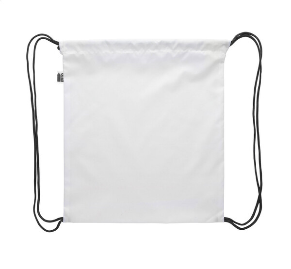 Sac piscine personnalisé pour enfants CreaDraw Kids RPET - Noir / Blanc