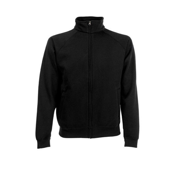 Casaco Classic Sweat 280G - 80% Algodão/ 20% Poliéster - Preto / S