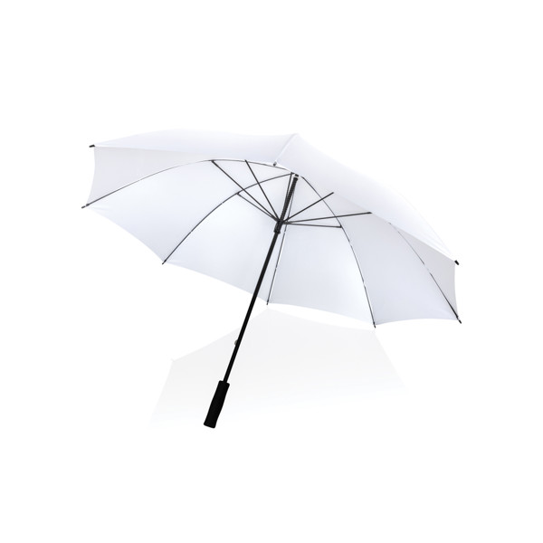 Parapluie tempête 30" en rPET 190T Impact AWARE™ - Blanc